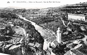 Constantine - Vallee du Rhumel vue du Pont Sidi-Rached